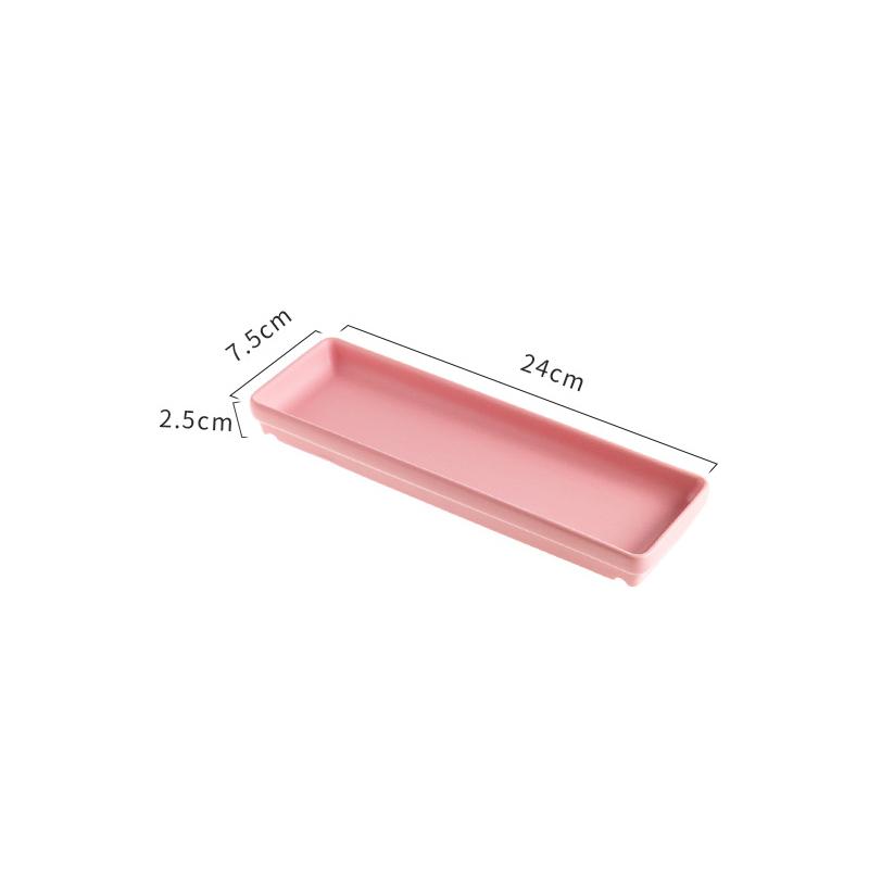 Assiette Créative en Céramique pour Plats Occidentaux Cuisine Japonaise Assiette Rectangulaire Assiette à Snacks Sushi Hôtel Restaurant Plat à Fondue