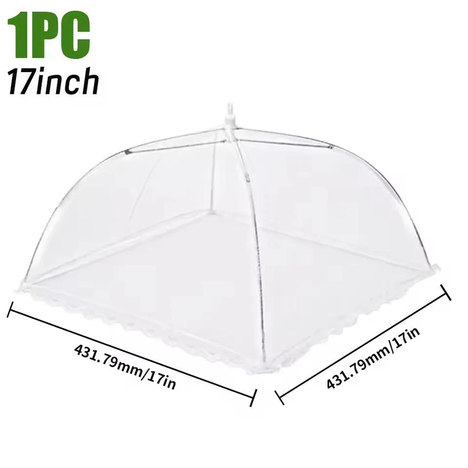 Cubiertos de Malla Suministros Plegable Cocina Anti Moscas Mosquitos Cubierta de Alimentos Picnic Proteger Verduras Frutas Cubierta Transpirable Cocina