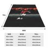 CR Blanket Shoot Footballer Airplane Travel Flannel Throw Blanket Super Warm Couch Bed Design Bedspread Gift