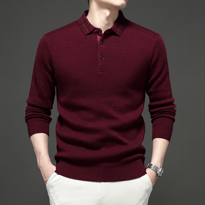 

Firstview Men s Double-Ply Pure Wool Pullover Sweater FV25D1586 2XL