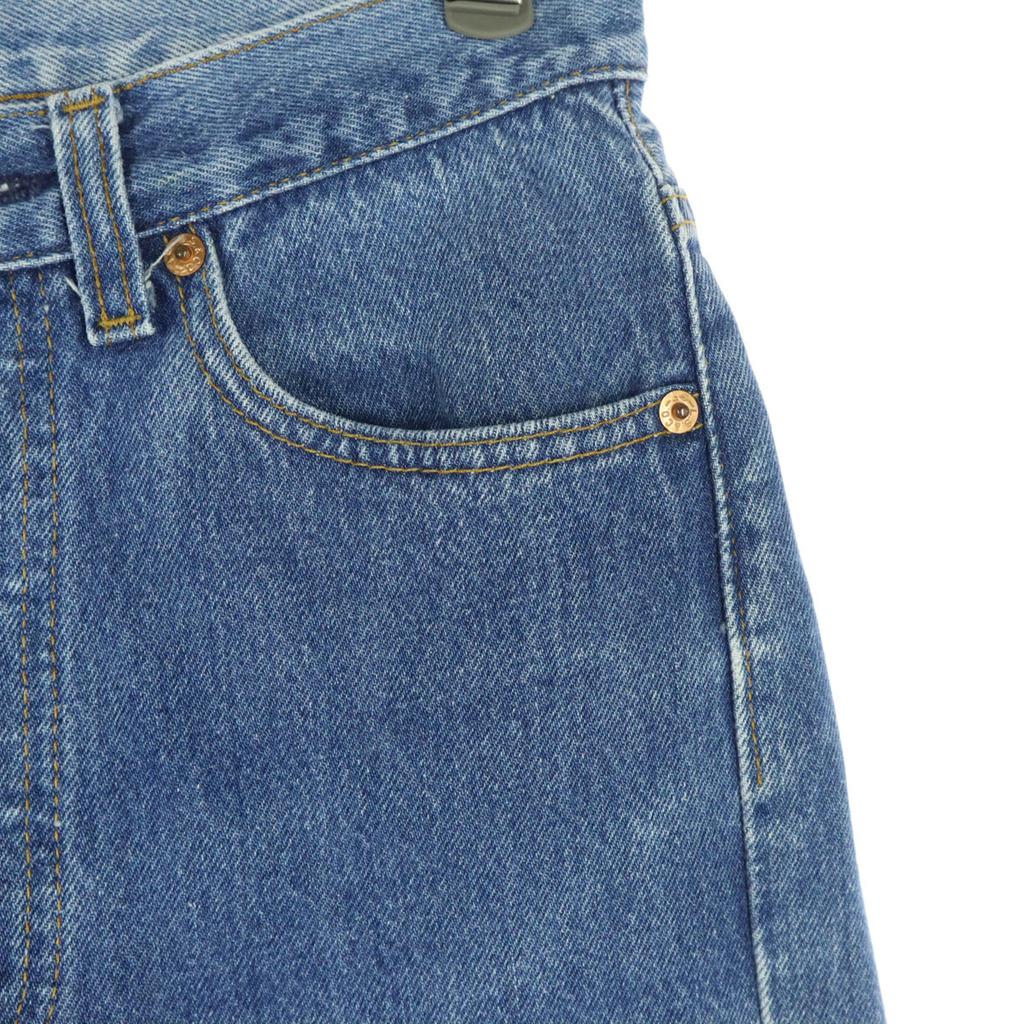 Levi's 80s 90s USA 501 button back 552 old Straight denim pants w28 blue Men's Used