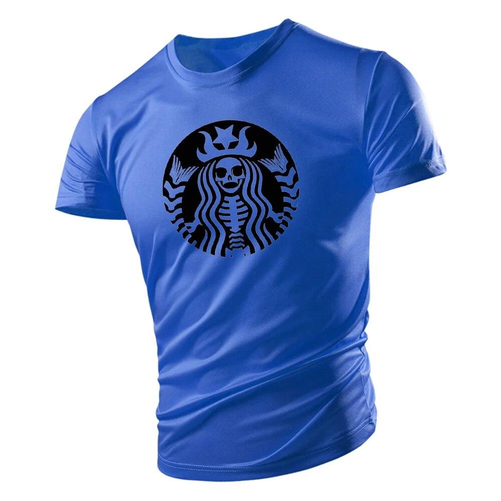 Four Seasons New Fashion Casual 2d Halloween Jack-O '-Lantern Print Bărbați Lejer, confortabil, Tricou cu mânecă scurtă Top cu uscare rapidă