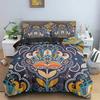 Luxury Boho Mandala Duvet Cover Set Bohemian Bedding Sets Mandala Print Comforter Cover King Size Double Bed Set Quilt Cover