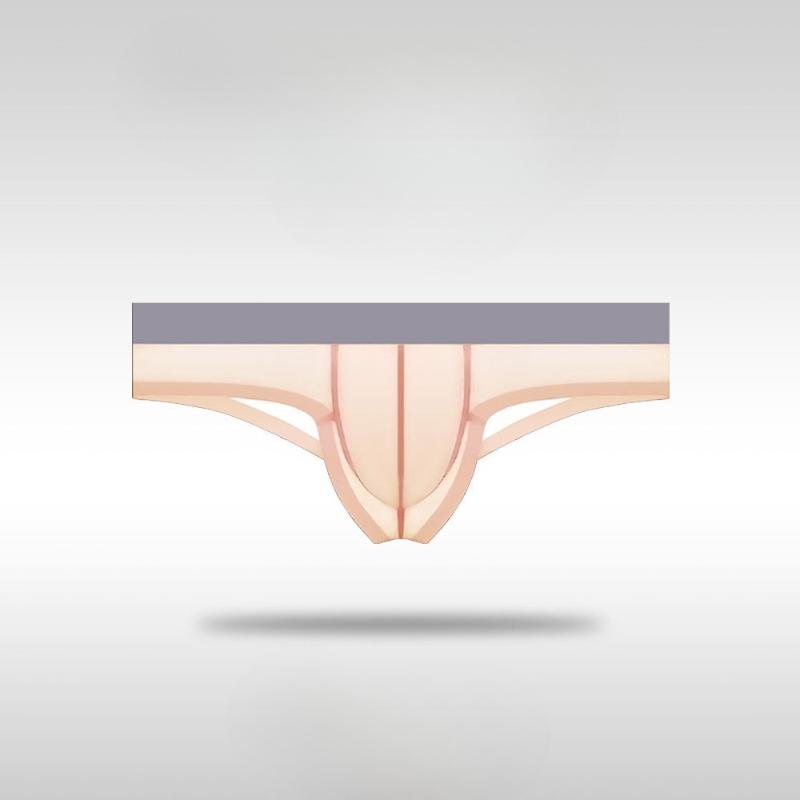 Men'S Briefs Ice Silk Seamless Panties Ultra-Thin Transparent Underwear Low-Rise Underpants Ultra Elastic Bikini Slip Homme
