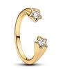Nuovo anello in argento 925 mini Snoopy Natale diamante rosa orchidea d'amore alla moda gioielli di alta gamma da donna