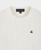 BROOKS BROTHERS [Women'S] Wool Cable Sweater (Ivory) (Bbwrwbf401)
