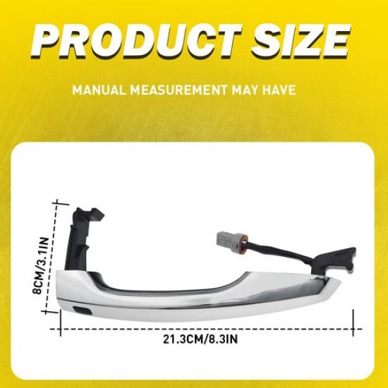 Front Left Outside Door Handle Chrome For 2017- Hyundai Elantra Sedan EOOK