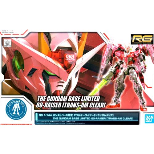 

RG 1/144 Gundam Base Exclusive 00 Raiser Trans-Am Clear Plastic Model