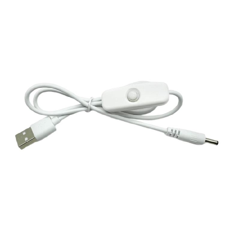 

USB to DC3.5x1.35 Power Cable with Switch 5V Charging Cord Connector Cable Line 1