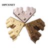 Antique Metal Crafts Wooden Case Decorative Corner Foot Corner Protector for Furniture Corner Brackets
