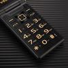 YEEMI G10-1 Handy Geschenk Ledertasche Dual-Display Dual-SIM 1800mAh Klapphandy Große Tastatur Große Stimme Große Schrift Feature-Phone für Senioren