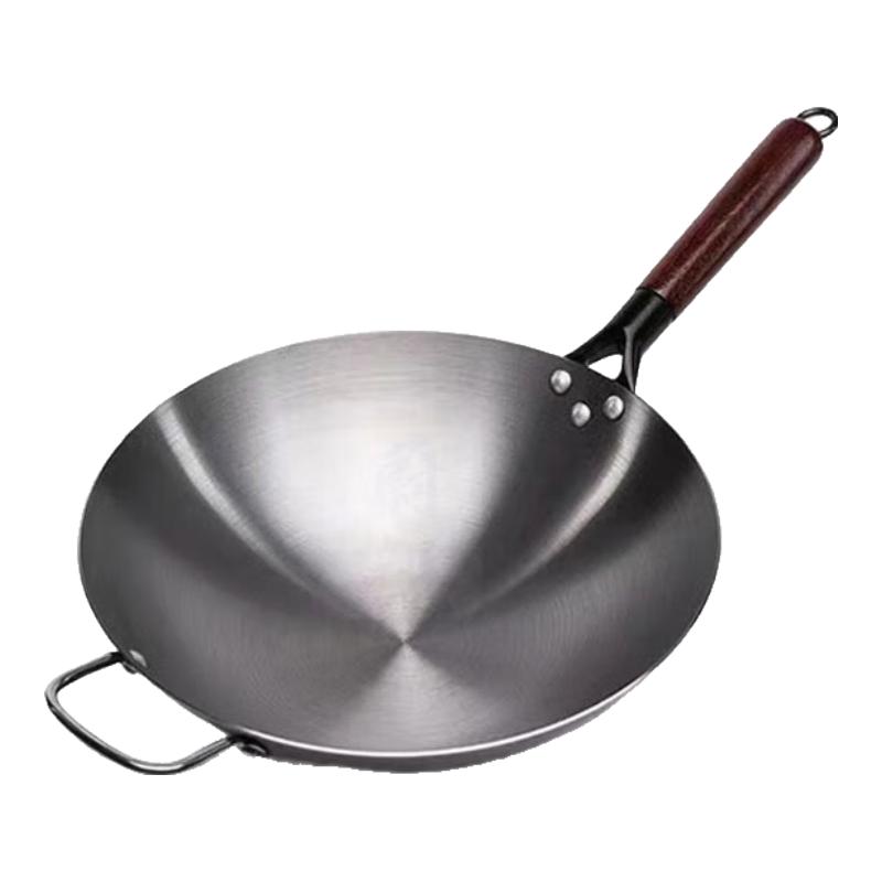Weiyi Thickened Traditional Round Bottom Iron Wok