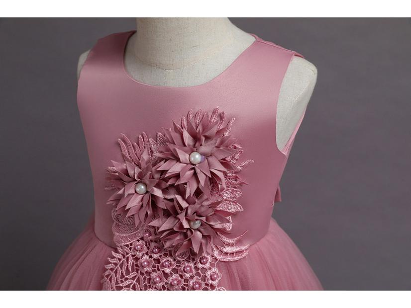 Νέο Καλοκαιρινό 2021 Πριγκιπικό Βραδινό Φόρεμα για Κορίτσια με Μακριά Ουρά