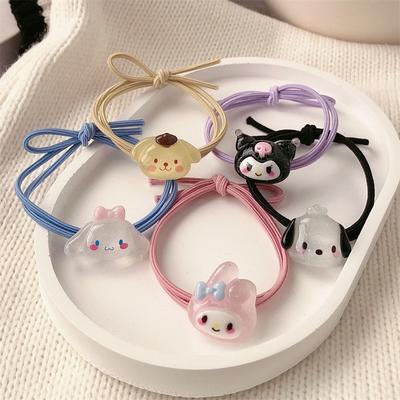 Kinder süße Cartoon elastische Gummiband Haar Zubehör Mädchen Nylon Stirnband