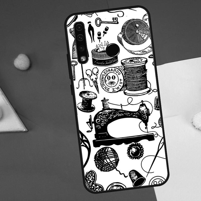 Sewing Scissors Buttons Case For Huawei Nova 12s 12i 11i 8i 7i Y73 Y70 Y90 Y60 Y72 Y61 Y91 9 10 SE P40 Lite P30 Pro