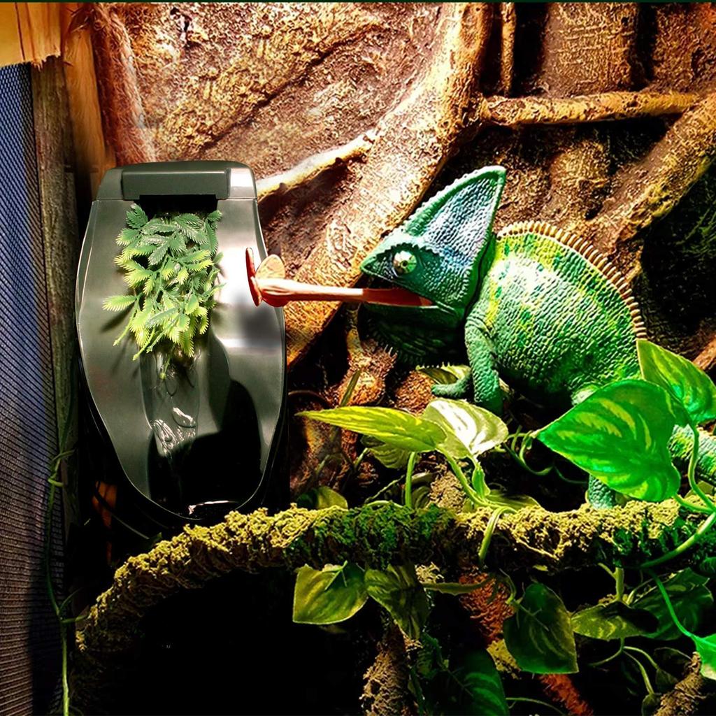 NEPTONION Reptile Chameleon Water Automatic Waterer with Feeding Pliers and Drinking Fountain for and Water Water Dripper Dispenser, Tweezers,