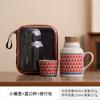 Ru Kiln Small Warm Pot Mug with Cover Ceramic Braised Teacup Chinese Large Capacity Thermos Bottle Office Cup with Handle