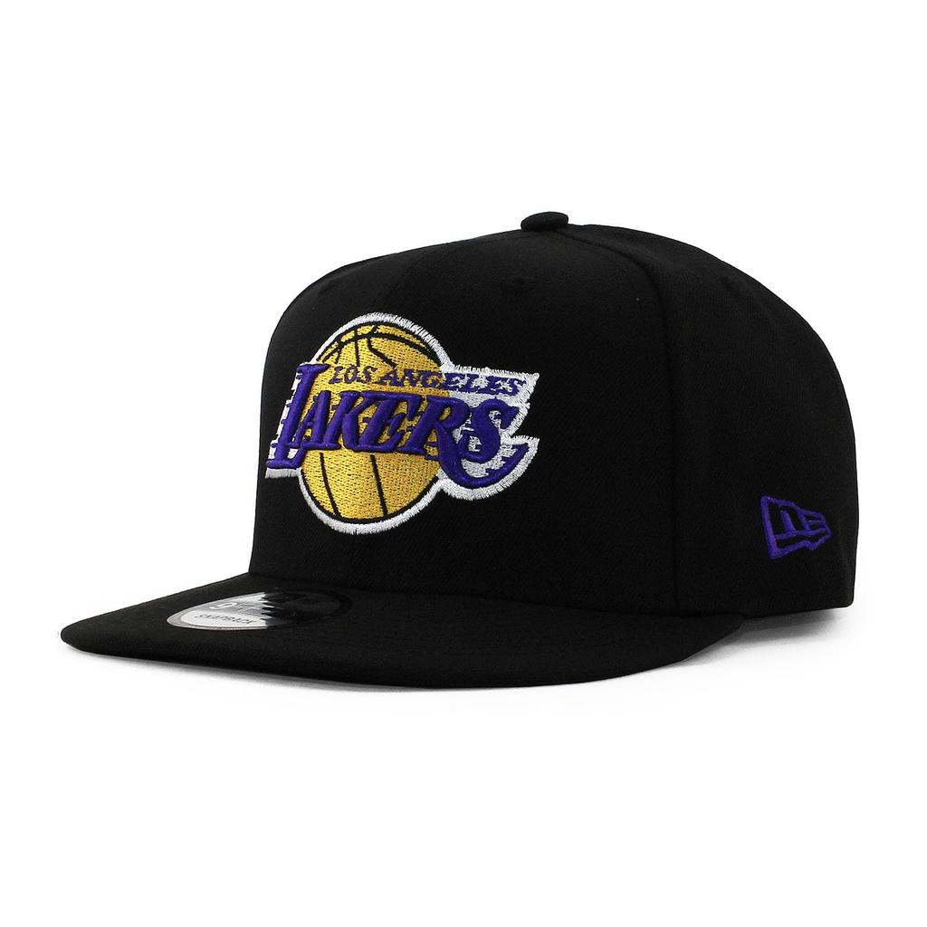 New Era Cap 9FIFTY Snapback SNAPBACK CAP 940 MLB MiLB NFL NBA MLS Hat BASIC Free Los Angeles Lakers (JP, Alphabet, Size, (Black)) [Used]
