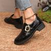 Fashion Women's Shoes 2025 Brand Buckle Strap Women's High Heels Fashion Metal Decoration Office and Career New Plus Size Heels Women