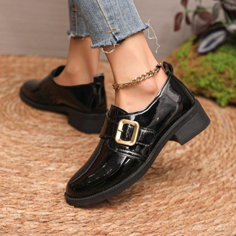 Fashion Women's Shoes 2025 Brand Buckle Strap Women's High Heels Fashion Metal Decoration Office and Career New Plus Size Heels Women
