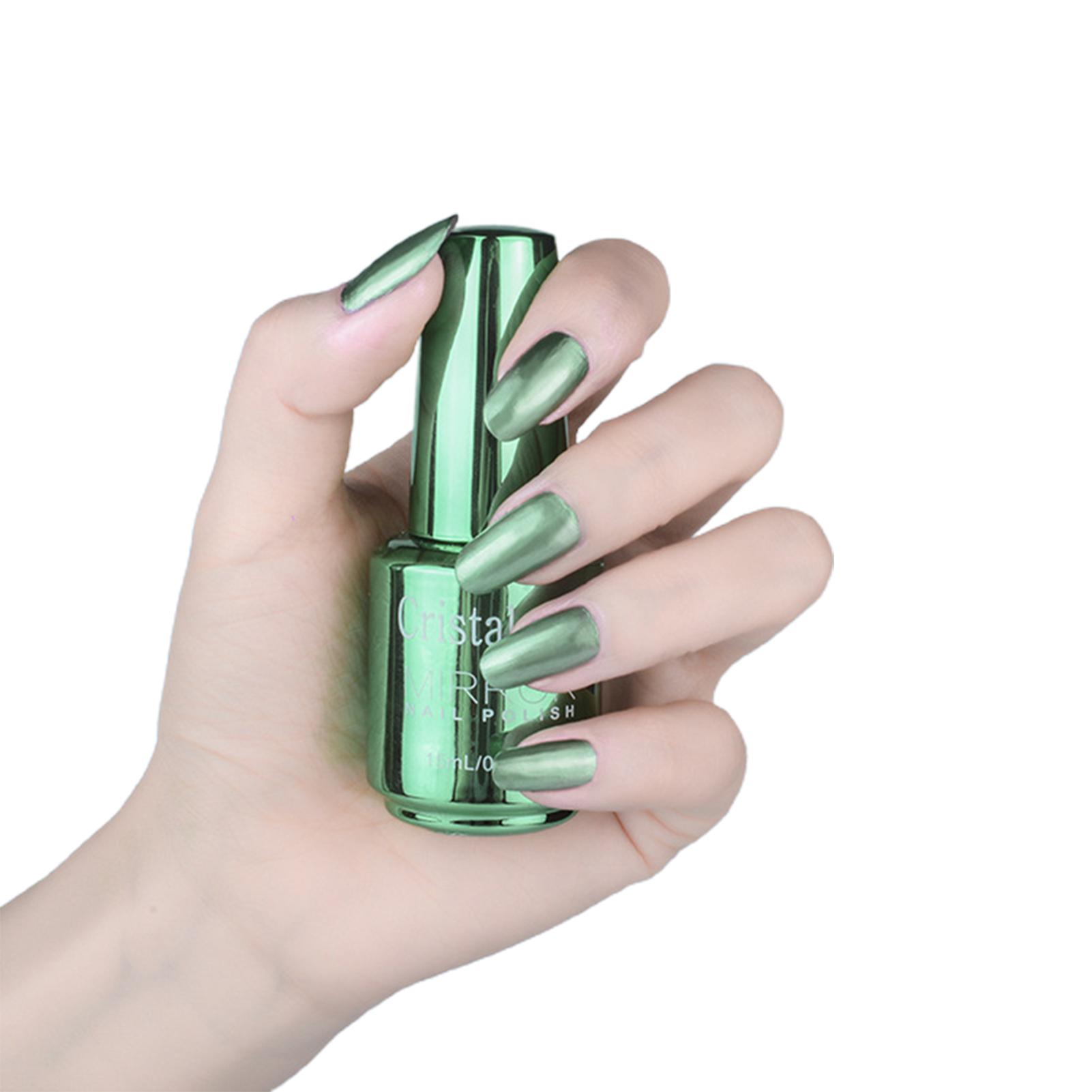 

Лак металлических оттенков Green