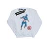 Marvel Mens Avengers Endgame Painted Captain America Sweatshirt