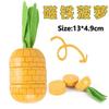 Montessori Kid Cut Fruit Gift 3DWooden Simulation Strawberry Pineapple Magnetic Children Play House Kitchen Educational Toy Gift