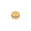 100 Pcs 5ml Aluminum Jar 5g Aluminum Tin Container Gold Color 5ml Cosmetic Jar