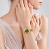 cute waterproof gold analog free stainless steel stylish quartz fashion Day gift Women's watch, display, size, strap, watch, gold, birthday, Mother's