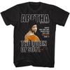 Aretha Franklin Queen of Soul Black Adult T-Shirt
