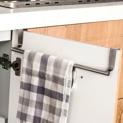 Stainless Steel Storage Rack  Cabinet Towel Bar Cupboard Multifunction Hanger Bathroom Accessories
