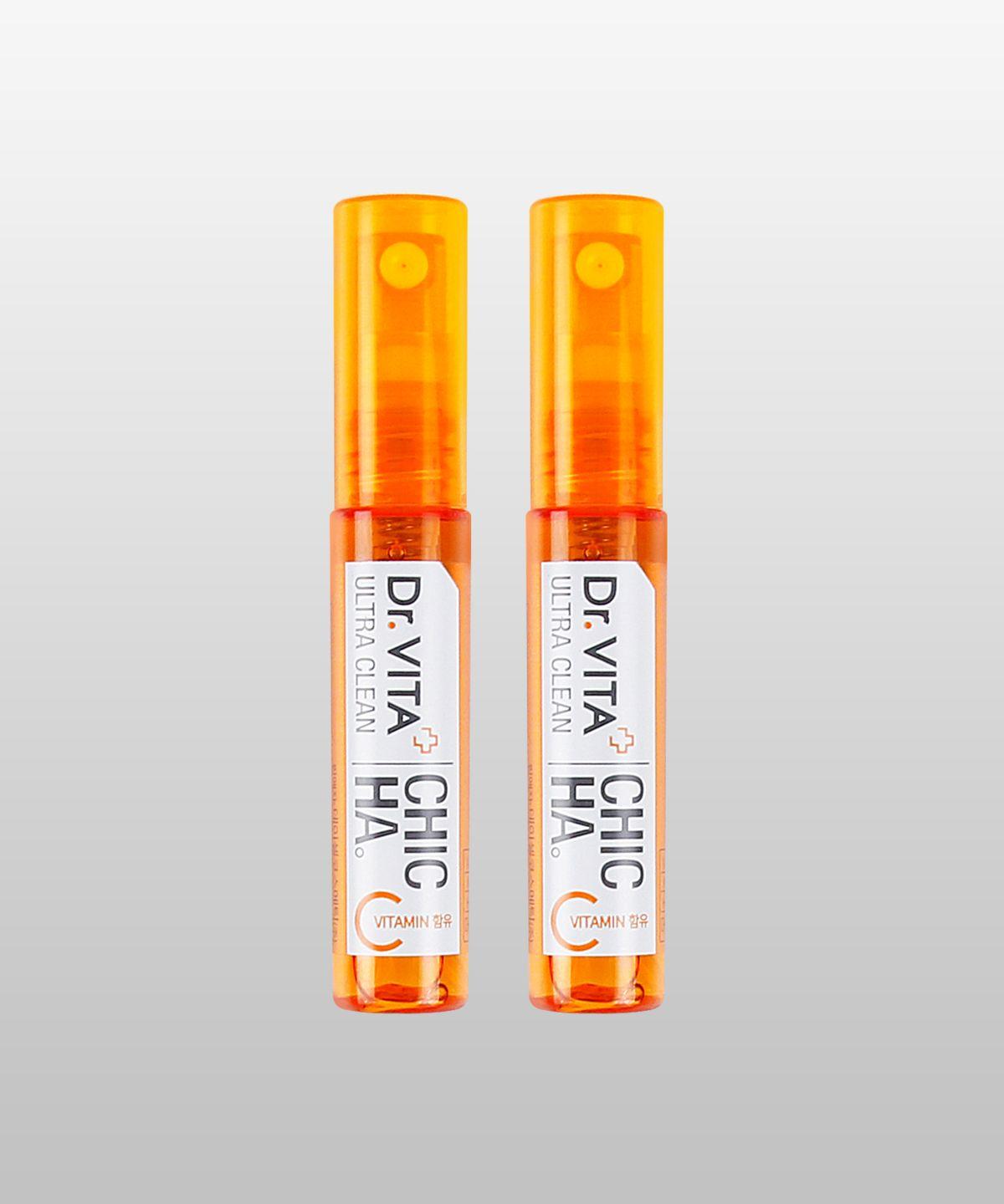 [Free 3-Type Trial Samples] Bad Breath Removal Oral Spray Ultra Clean Chikha 7ml x 2