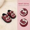 5CM Mini Doll Leather Boots PU Leather Butterfly Princess Shoes 20cm Cotton Doll Shoe  Kids Gifts
