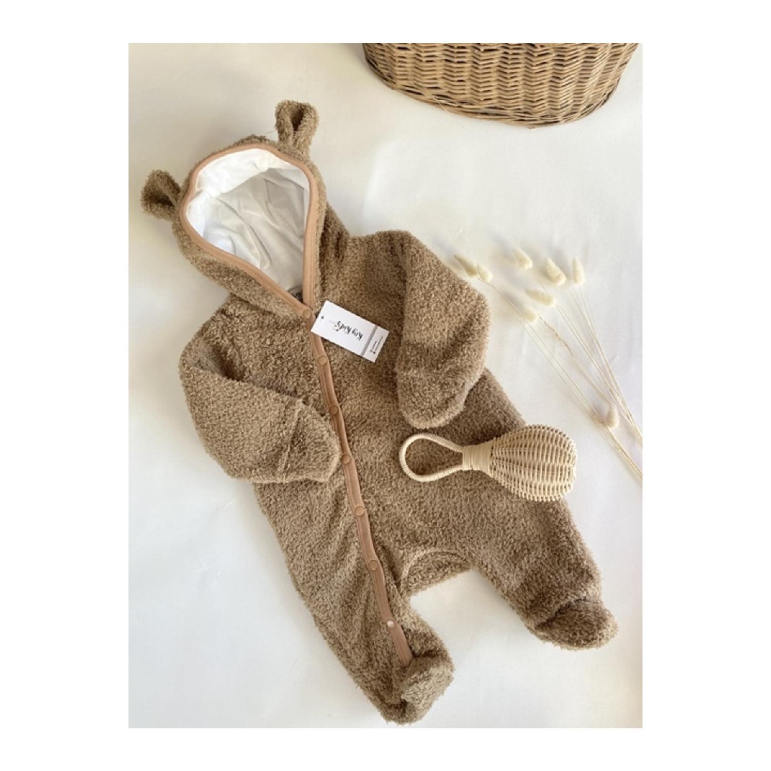 

Welsoft Teddy Tenicik Бежевый комбинезон плюшевый космонавт 0-3 AY