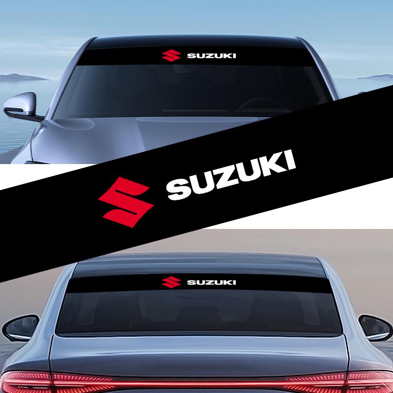 1Pcs Car Windshield Sticker Fashion Sport Decals Decoration Sticker For Suzuki Jimny GW250 Samurai Vitara Swift Baleno SX4 Ignis Alto Splash Swace