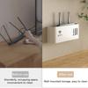 Plastic storage box for 1pc WIFI router, wall mounted without drilling, suitable for walls and desktops