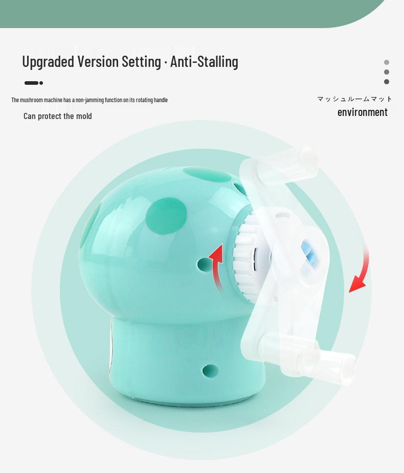 Mushroom Noodle Maker & Dumpling Mold Play-Doh Set for Kids