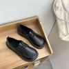 jk small leather shoes women's spring and autumn new British style retro single shoes flat bottom round head lace-up Korean version versatile student