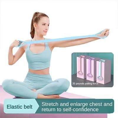 TRE 8 Stretcher Yoga Pilates Banda Elastica Spalle Aperte Bellezza Schiena Fitness Corda di Tensione in Plastica Attrezzatura Portatile per Fitness Domestico