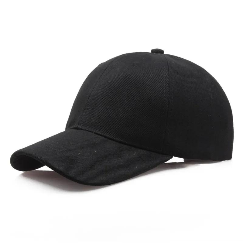 Black Cap Solid Color Baseball Cap Snapback Caps Hats Fitted Casual Hats for Men Women Unisex