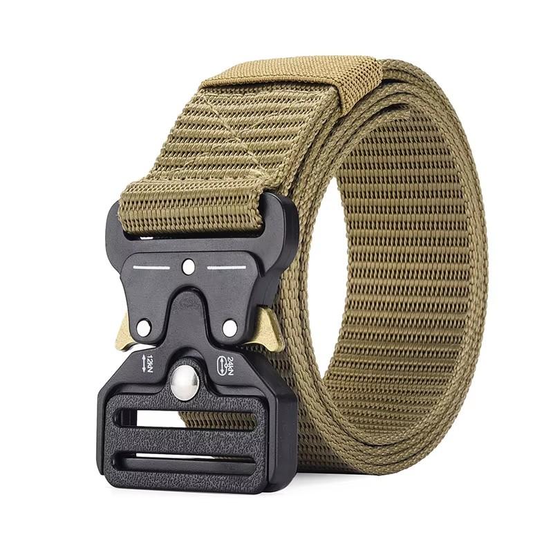 Outdoor Hunting Tactical Multi-Function Combat Suryival Canvas For Nylon Male Luxury Belts Neutral Belts