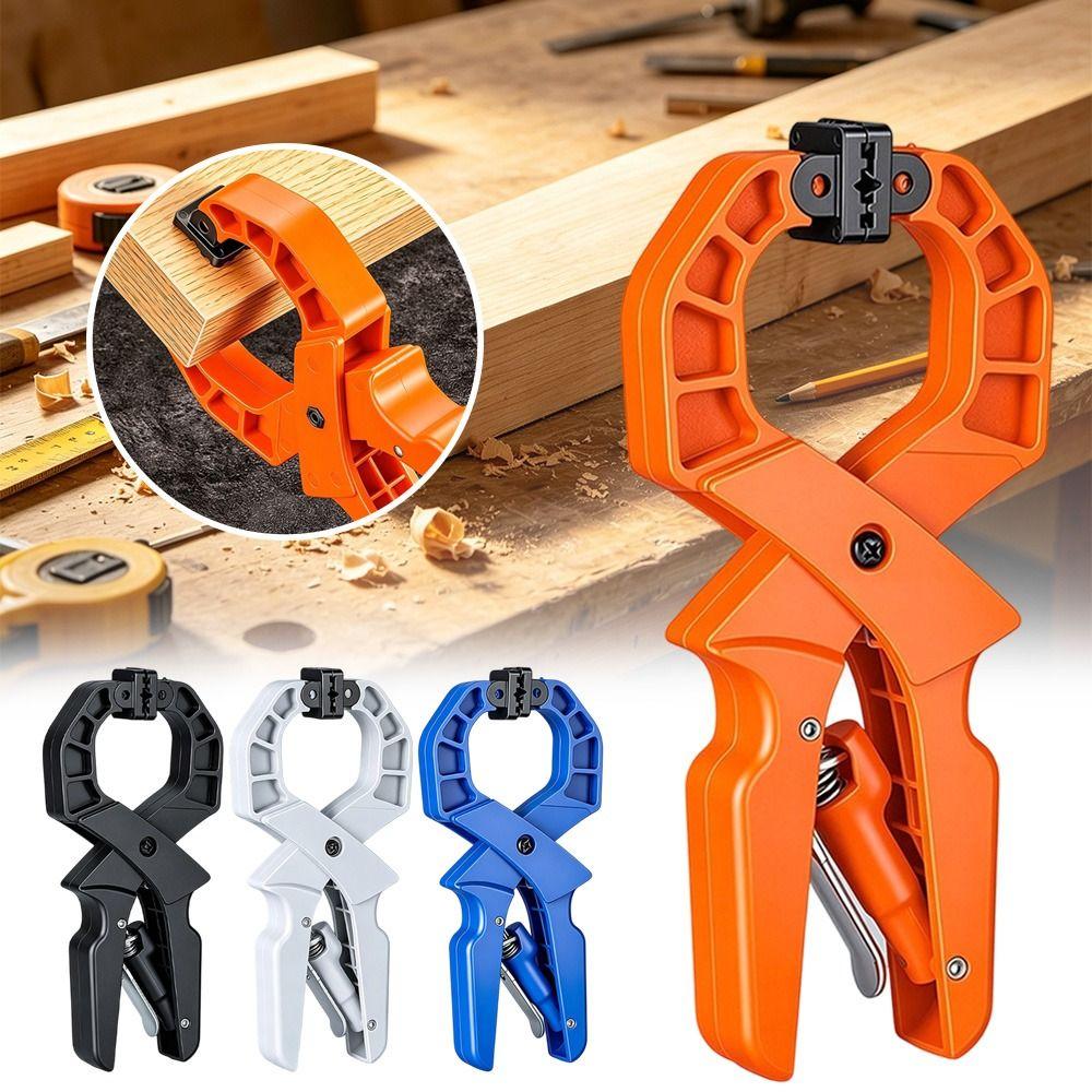 Plastic Heavy Duty Locking Pliers Non-slip Handle Woodworking Tool Quick Clamp Woodworking