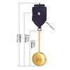 Vintage Styles DIY Clock Mechanism Kits with Hourly Chimes Music Box and Metal Pendulum Clock Movement 2 Set of Hands