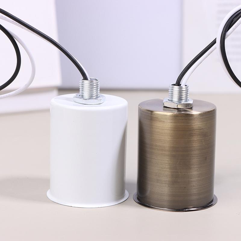 E27 Ceramic Screw Light Base Light Socket Round Led Filament Lamp Holder Indoor Led Lamp Part Easy To Install For Led Light