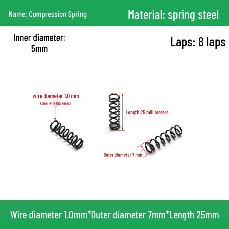 Heavy Duty Y-Type Compression Spring Shock Absorber, 1.0mm Wire Diameter, Outer Diameter 5-20mm.