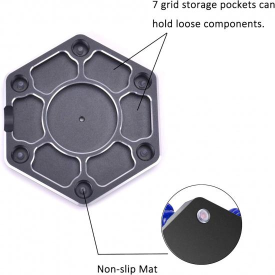 YoungRC Soldering Station with 6 Flexible Soldering Helping Hand Arms Soldering Tool for DIY Soldering,Assembly, Repair, Modeling, Hobby