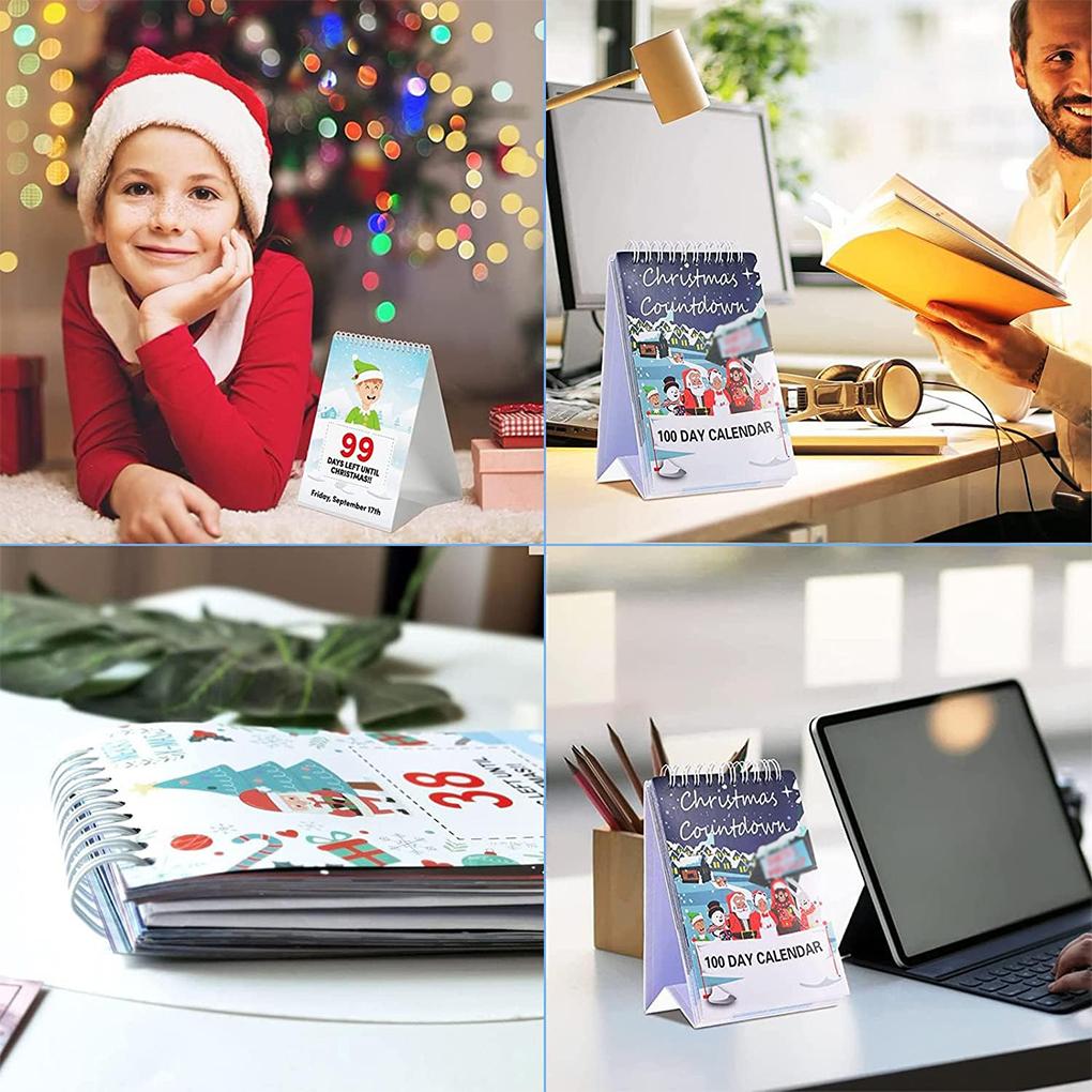 Interaktiver Weihnachts-Countdown-Kalender - Lustiges und Exquisites Bastelspielzeug zur Türmontage Ungiftig 100 Tage
