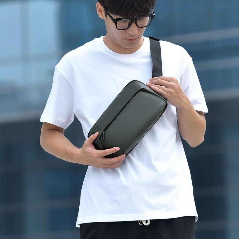 Oxford Cloth Men Chest Bag Waterproof Crossbody Bag All-match Sports Message Bag  Running