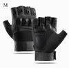 Hard Knuckle Fingerless Gloves - Outdoor Paintball Airsoft Hunting Combat Riding Hiking Half Finger Gloves