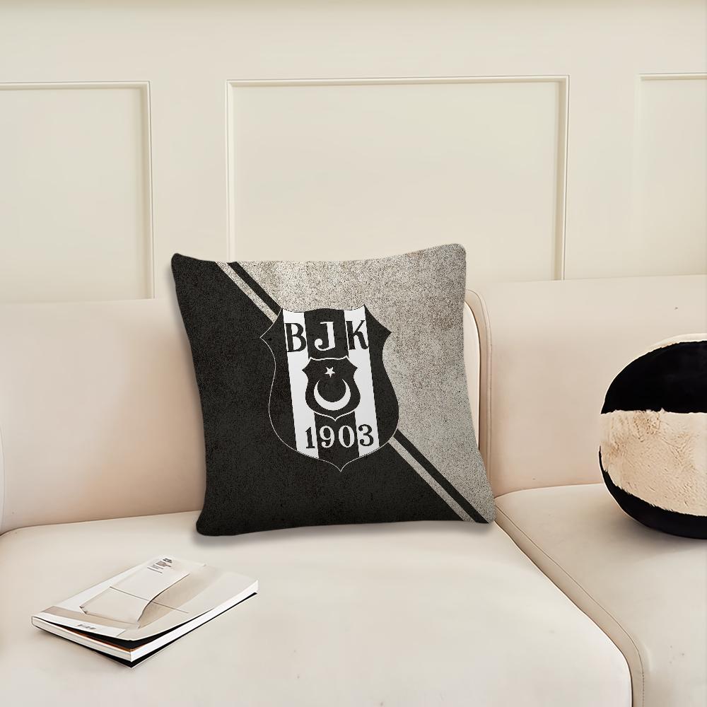 B-Besiktas Sports J-J K Club Cushion Cover Living Room Headboard Office Cushion Bedroom Cushion Sofa Nap Time Pillow Case